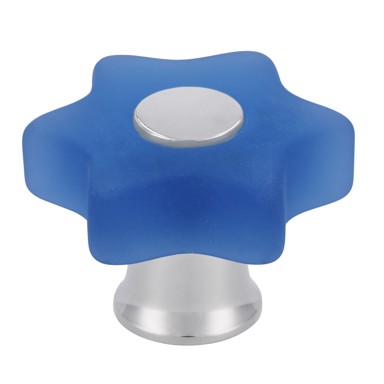 SIRO Ručka za namještaj Okrugla, plava, mat