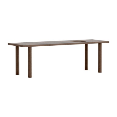 UMAGE Smeđa komponenta za modularni sustav polica u dekoru hrasta 110x35 cm Stories 