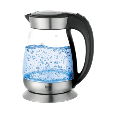 BASS POLSKA Električno kuhalo za vodu 1,7 l, staklo