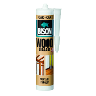 BISON Kit za silikoniranje za drvo HRAST 300ML