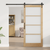 Unutarnja vrata s staklom 'ORKDAL' 93x202x4 cm od solidnog drva bora