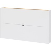 GERMANIA Bijeli preklopni/viseći ormarić za cipele u dekoru hrasta 140x83x18 cm Ameca 