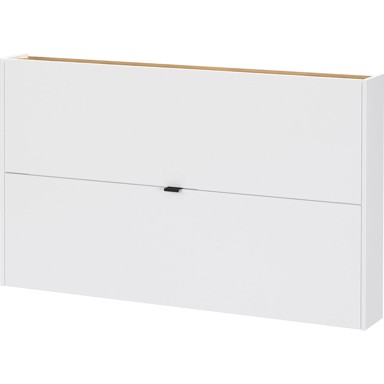 GERMANIA Bijeli preklopni/viseći ormarić za cipele u dekoru hrasta 140x83x18 cm Ameca 