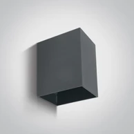 Zidna svjetiljka, LED, 3W, 3000K, 200 lm, 230V, IP54, 68x107x90 mm, DM67398/AN/W, antracit