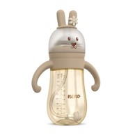 NENO MIO Rabbit 3u1 Bočica za hranjenje 300 ml brown