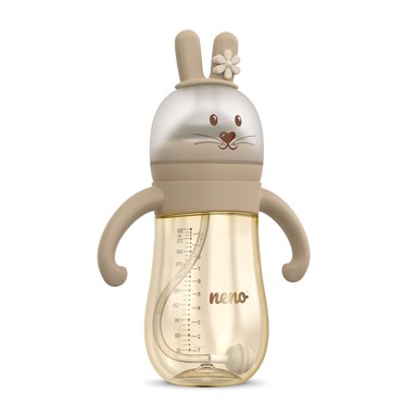 NENO MIO Rabbit 3u1 Bočica za hranjenje 300 ml brown