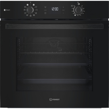 INDESIT Ugradbena pećnica IO K58HS B, 71 l, crna