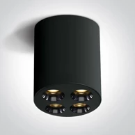 Nadgradni LED reflektor, DM12110H/B/W, 10W, toplo bijela, IP20, 38°, 230V, crna