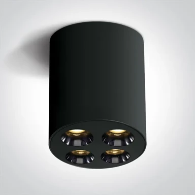 Nadgradni LED reflektor, DM12110H/B/W, 10W, toplo bijela, IP20, 38°, 230V, crna