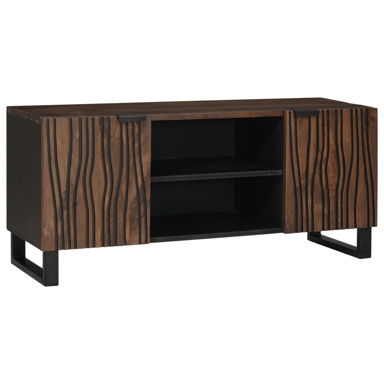 TV kabinet, 105 x 33.5 x 46 cm, masivno drvo manga