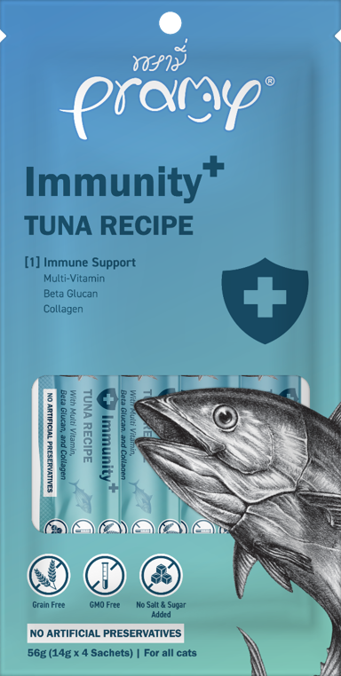 PRAMY Poslastica Immunity, tuna, 4×14 g