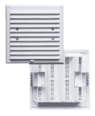 MAX-POL Ventilacijska rešetka sa žaluzinom i mrežicom KRA074BR, 175 x 215 mm, smeđa