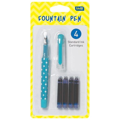 EDUCA Nalivpero školsko+4patrone sortirano blister