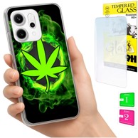 Futrola za Oppo Reno 14F / 14 FS 5G, maskica za fotoaparat, stražnja maskica, futrola + staklo 9H