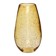 HÜBSCH Vaza ručno rađena staklena Glow