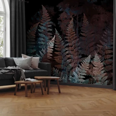 Foto tapeta Ferns in the Woods, treća varijanta, 100x70 cm