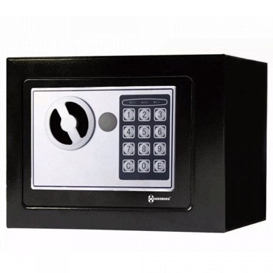 HERZBERG Elektronički digitalni sef Hg-03848 od čelika 17 x 23 x 17 cm