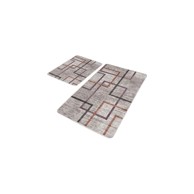 MILA HOME Sive od samta kupaonske prostirke u setu 2 kom 60x100 cm