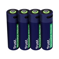 TRUST Baterije, AA, punjive, 1700 mAh, USB-C, 4 komada