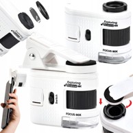 VERKGROUP Mini LED UV mikroskop 80× za mobilne telefone