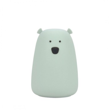 RABBIT&FRIENDS Meko svjetlo, medvjed, zelena, USB-C punjenje