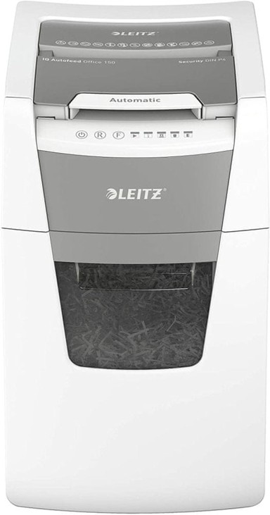 LEITZ Uništavač dokumenata IQ AutoFeed 150, P4, 4 × 30 mm, 80130000