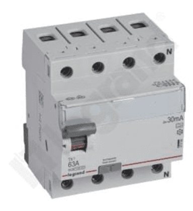LEGRAND 4P diferencijalni prekidač 63A 0,03A tip A P304 TX3