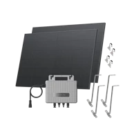 ECOFLOW Solarni sustav Stream za vrt/dvorište, podesivi, mikroinverter + 2×400W solarni paneli