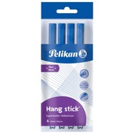 PELIKAN Olovka kemijska Stick K86 pk4, plava
