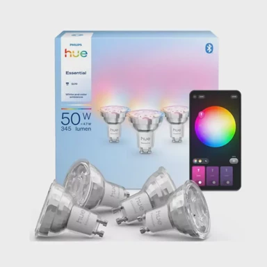 PHILIPS HUE Komplet 4x GU10 pametnih žarulja RGB 2200–6500K 345 lm