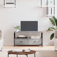 TV ormarić, 90 x 33 x 45 cm, od drva i željeza, sivi hrast sonoma