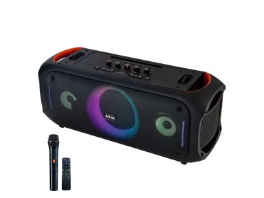 AKAI Zvučnik ABTS-150, 80W, FM, BT, USB, MicroSD, daljinski, baterija, crni