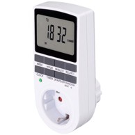 HOME Strujna utičnica, digitalni programator vremena, 10 programa, bijela