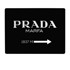LITTLE NICE THINGS Crna podloga za stol Black Prada 