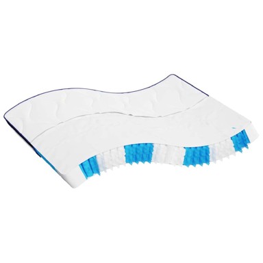 Madrac s džepičastim oprugama, srednje čvrst, 180x200 cm, bijeli