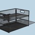 NORTHIX Metalni organizator za dokumente, 3 dijela, složivi