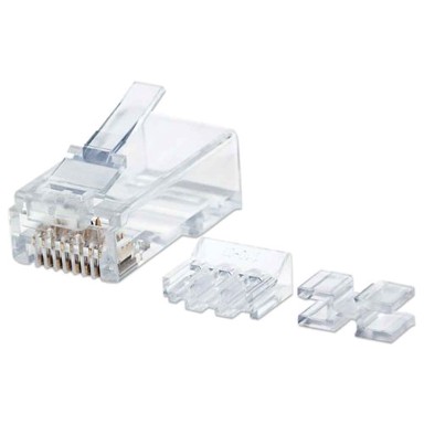 INTELLINER Utičnica RJ45 C6A, 8P/8C, 80 kom, UTP