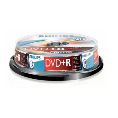 PHILIPS Prazni DVD DR4S6B10F/00, 4,7 GB