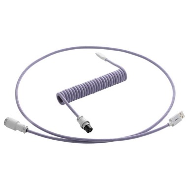 CABLEMOD Pro spiralni kabel za tipkovnicu USB-C na USB Type A, Rum roza, 150 cm CM-PKCA-CWAW-PW150PW-R