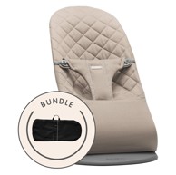 BABYBJORN Ljuljačka Bliss Woven Classic s torbom, bež