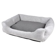 LOVE STORY Krevet za pse Graphene, 70×58 cm, svijetlo sivi