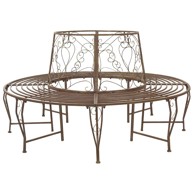Klupa pod drvetom za 8 sjedala Ø 160 x 89 cm, čelik