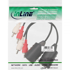 INLINE AV ekstender 89001, do 50 m, crni