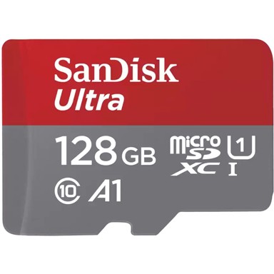 SANDISK Memorijska kartica Ultra microSDXC 128GB 140MB/s, crna