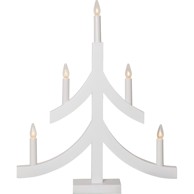 STAR TRADING Bijeli božićni svjetlosni ukras Pagod 