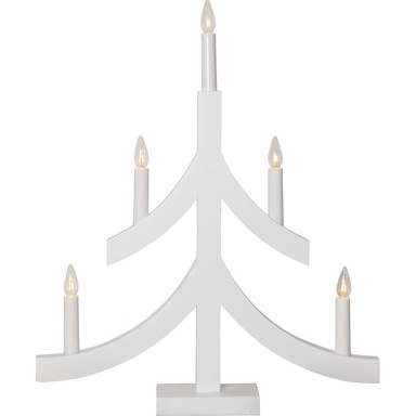 STAR TRADING Bijeli božićni svjetlosni ukras Pagod 