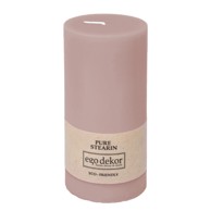 EGO DEKOR Roza svijeća Eco candles Friendly, 50 h