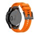 B-STRAP Silicone Acton remen za Garmin Fenix 5 / 6 / 6 Pro / 7 / 8 47mm / E, orange