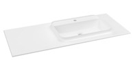 SAPHO BRAHEA Umivaonik, 121x51,5 cm, ugradbeni, desna izvedba, Rockstone, bijela mat