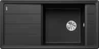 BLANCO Sudoper Faron XL 6 S InFino, Silgranit, crna